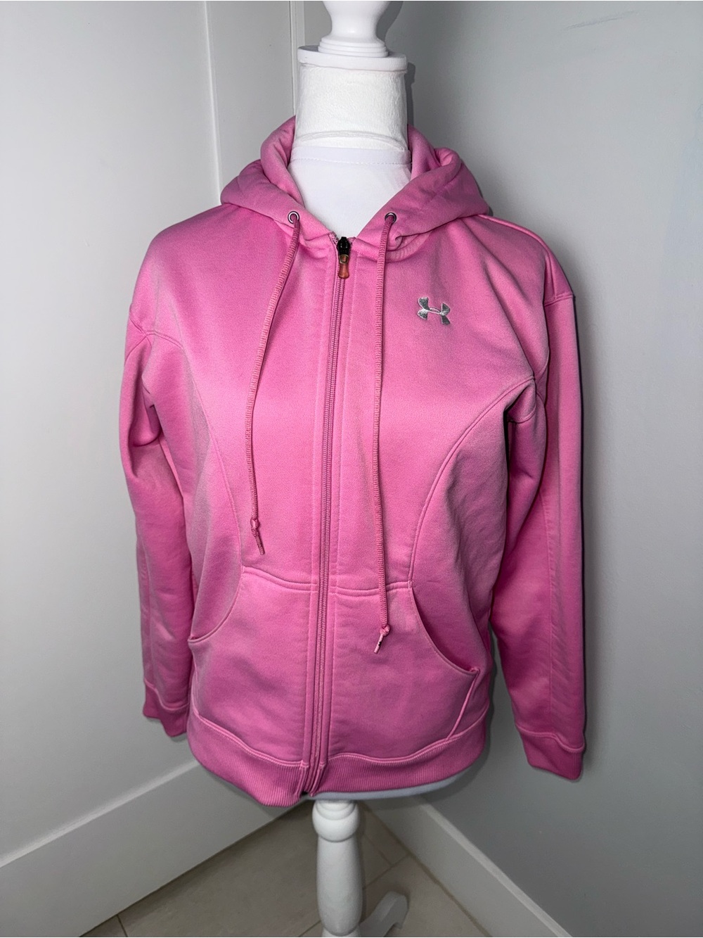 Under Armour Rival Fleece Full Zip Hoodie/Size Small - Picture 3 of 8